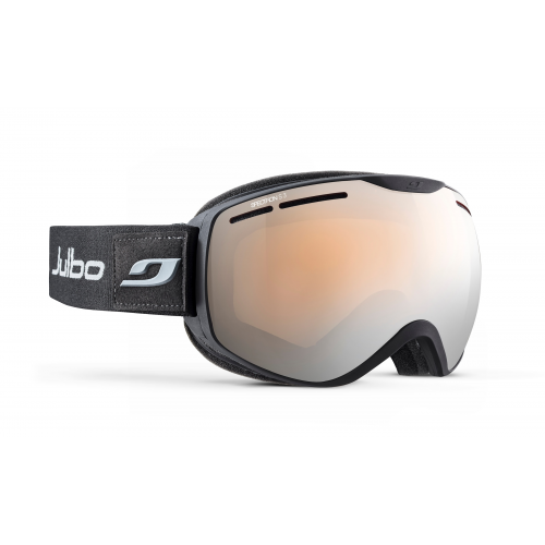 Julbo J7501 Herren-Skibrille Vollrand Monoscheibe Kunststoff-Gestell, Schwarz