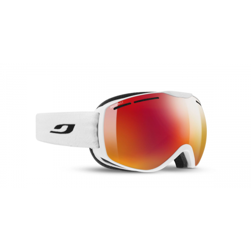 Julbo J7621 Herren-Skibrille Vollrand Monoscheibe Kunststoff-Gestell, Weiss