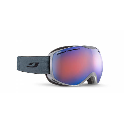 Julbo J7621 Herren-Skibrille Vollrand Monoscheibe Kunststoff-Gestell, Grau