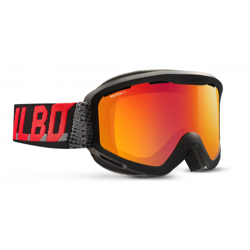 Julbo J7511 Herren-Skibrille Vollrand Monoscheibe Kunststoff-Gestell, Schwarz