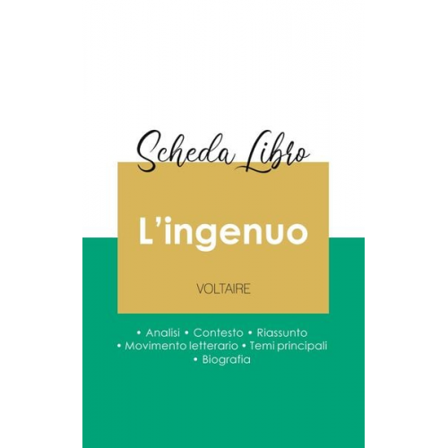 Voltaire - Scheda libro L'ingenuo di Voltaire (analisi letteraria di riferimento e riassunto completo)