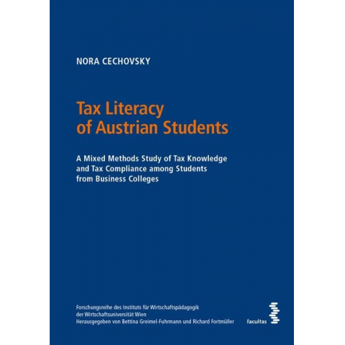 Nora Cechovsky - Tax Literacy of Austrian Students