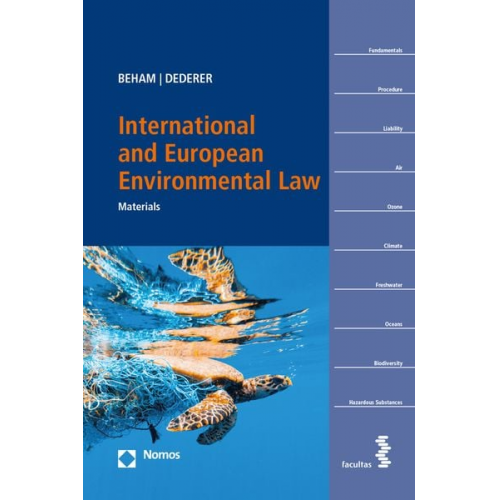 Markus P. Beham Hans-Georg Dederer - International and European Environmental Law