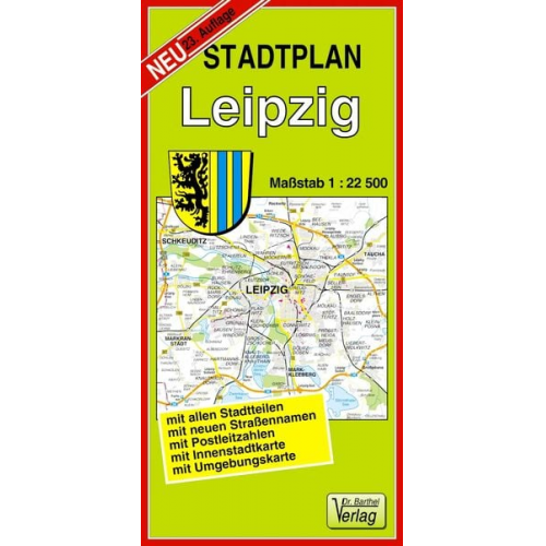 Verlag Barthel - Stadtplan Leipzig 1 : 22 500