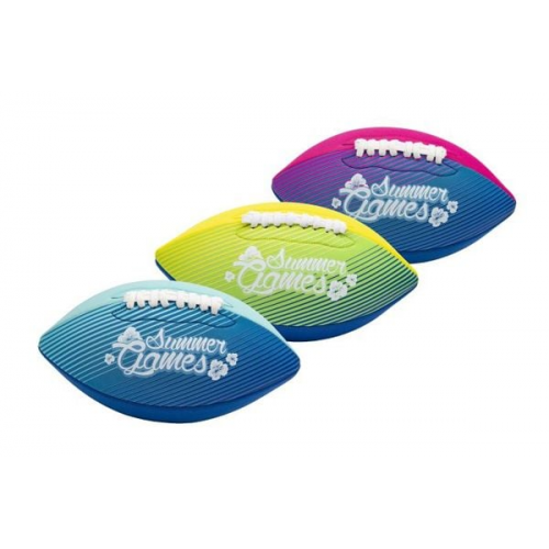 SUMMER GAMES Neopren American Football, Mini (21 cm), 3fach sortiert