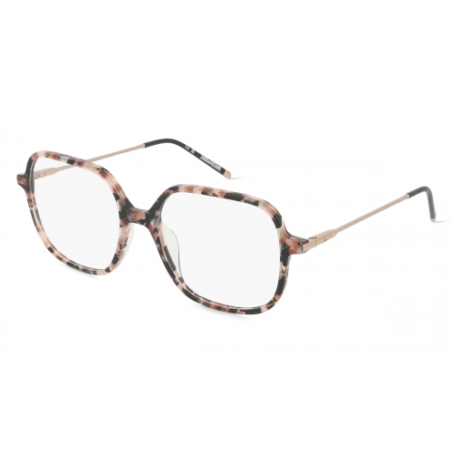 Zadig & Voltaire ZVVZV328 Unisex-Brille inkl. Gläser Vollrand Eckig Kunststoff-Gestell 53mm/17mm/140mm, Pink