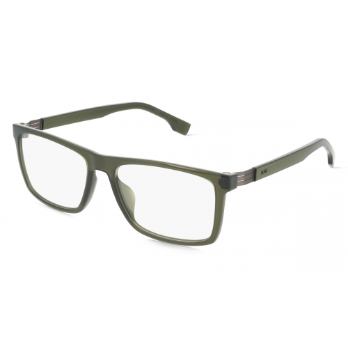 Boss 108856 Herren-Brille inkl. Gläser Vollrand Eckig Kunststoff-Gestell 41mm/17mm/150mm, Grün