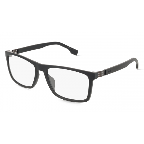 Boss 108856 Herren-Brille inkl. Gläser Vollrand Eckig Kunststoff-Gestell 41mm/17mm/150mm, Schwarz