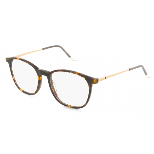 Hugo 108875 Damen-Brille inkl. Gläser Vollrand Eckig Acetat-Gestell 44mm/17mm/145mm, Gold