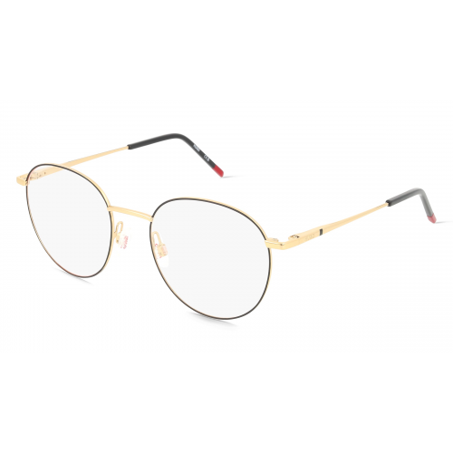 Hugo 108876 Damen-Brille inkl. Gläser Vollrand Panto Metall-Gestell 47mm/19mm/145mm, Gold