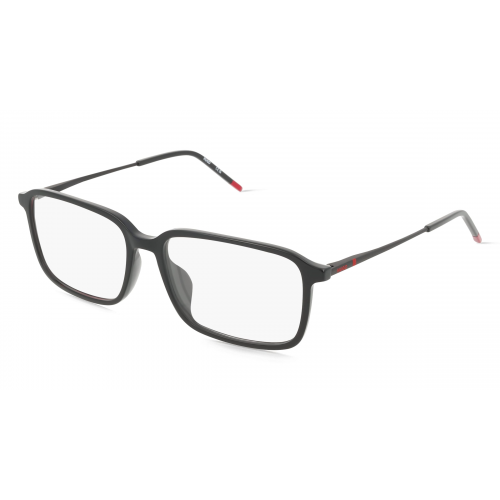 Hugo 108878 Herren-Brille inkl. Gläser Vollrand Eckig Acetat-Gestell 39mm/16mm/145mm, Schwarz