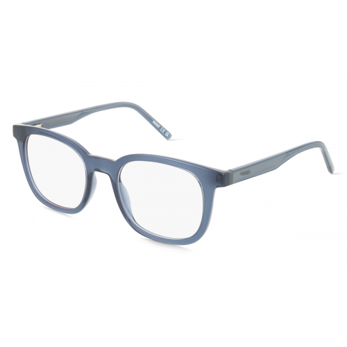 Hugo 108881 Herren-Brille inkl. Gläser Vollrand Eckig Kunststoff-Gestell 43mm/20mm/145mm, Blau