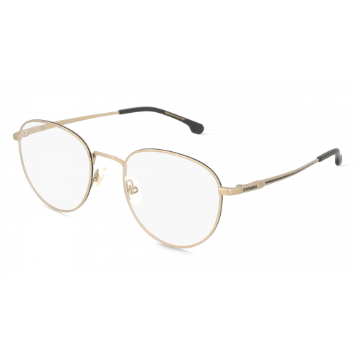 Carrera 108981 Herren-Brille inkl. Gläser Vollrand Panto Edelstahl-Gestell 45mm/20mm/140mm, Gold