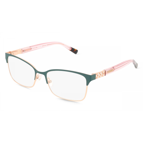 Missoni 108958 Damen-Brille inkl. Gläser Vollrand Eckig Edelstahl-Gestell 36mm/16mm/140mm, Braun