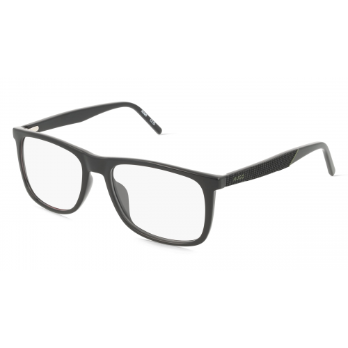 Hugo 108880 Herren-Brille inkl. Gläser Vollrand Eckig Kunststoff-Gestell 42mm/17mm/145mm, Schwarz