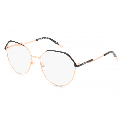 Missoni 108948 Damen-Brille inkl. Gläser Vollrand Rund Edelstahl-Gestell 51mm/16mm/145mm, Gold