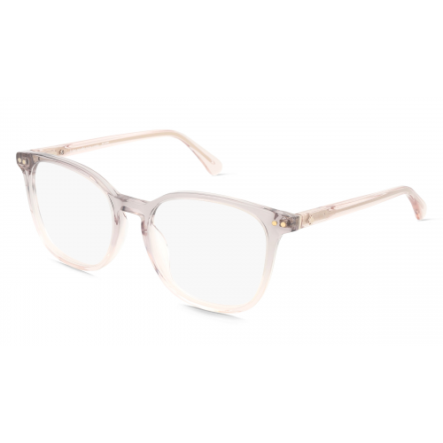 Kate Spade 104802 HERMIONE/G Damen-Brille inkl. Gläser Vollrand Eckig Acetat-Gestell 46mm/18mm/145mm, Transparent