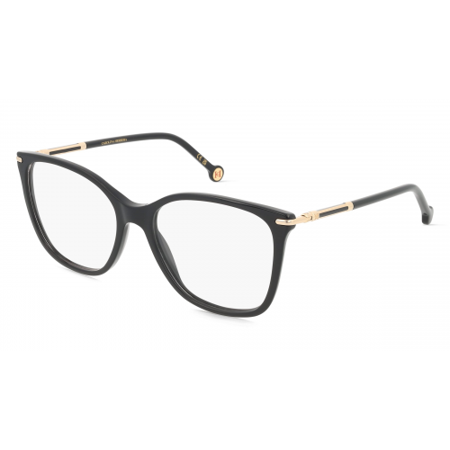 Carolina Herrera 109053 Damen-Brille inkl. Gläser Vollrand Eckig Acetat-Gestell 48mm/17mm/140mm, Schwarz