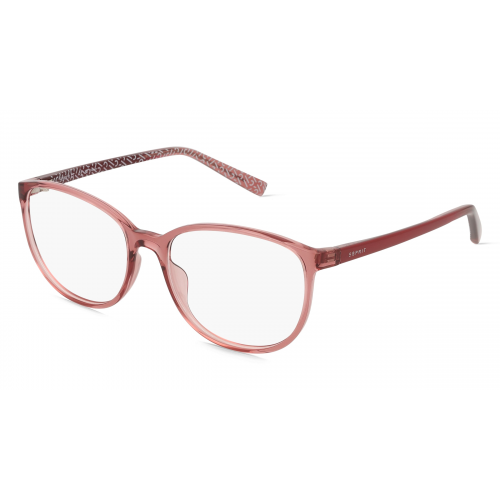 Esprit 33409 Damen-Brille inkl. Gläser Vollrand Eckig Kunststoff-Gestell 53mm/16mm/140mm, Rot