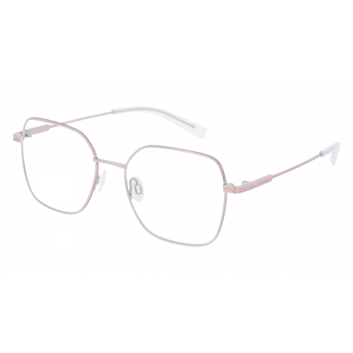 Esprit 33521 Damen-Brille inkl. Gläser Vollrand Eckig Metall-Gestell 52mm/17mm/140mm, Pink