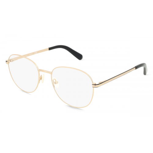 Guess GU50035 Unisex-Brille inkl. Gläser Vollrand Rund Metall-Gestell 53mm/18mm/145mm, Silber