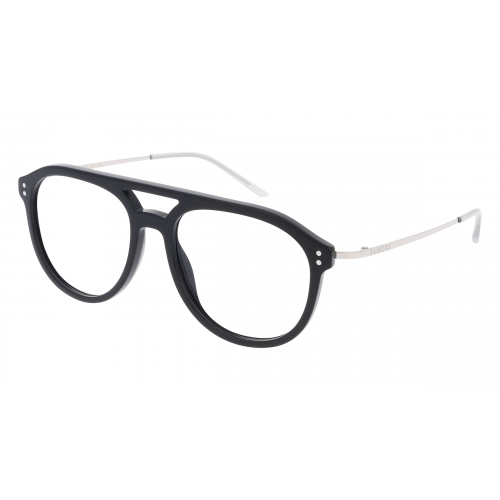 Gucci GG1708O Herren-Brille inkl. Gläser Vollrand Eckig Acetat-Gestell 53mm/17mm/140mm, Schwarz