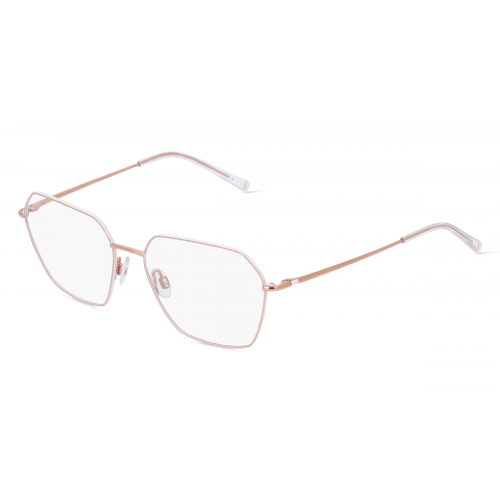 Humphrey’s eyewear 582314 Damen-Brille inkl. Gläser Vollrand Eckig Metall-Gestell 55mm/16mm/140mm, Gold