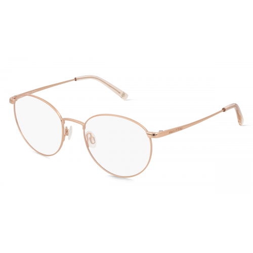 Marc O'Polo Eyewear 502158 Herren-Brille inkl. Gläser Vollrand Panto Metall-Gestell 50mm/18mm/140mm, Gold