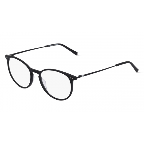 Humphrey’s eyewear 581069 Unisex-Brille inkl. Gläser Vollrand Panto Kunststoff-Gestell 51mm/17mm/145mm, Schwarz