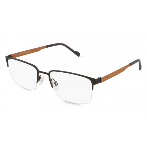 Eschenbach 820883 Herren-Brille inkl. Gläser Vollrand Eckig Titan-Gestell 55mm/19mm/145mm, Grau