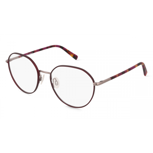 Marc O'Polo Eyewear 502171 Herren-Brille inkl. Gläser Vollrand Panto Metall-Gestell 53mm/18mm/140mm, Rot