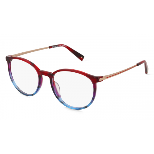 BRENDEL eyewear 903156 Damen-Brille inkl. Gläser Vollrand Panto Acetat-Gestell 50mm/17mm/140mm, Rot