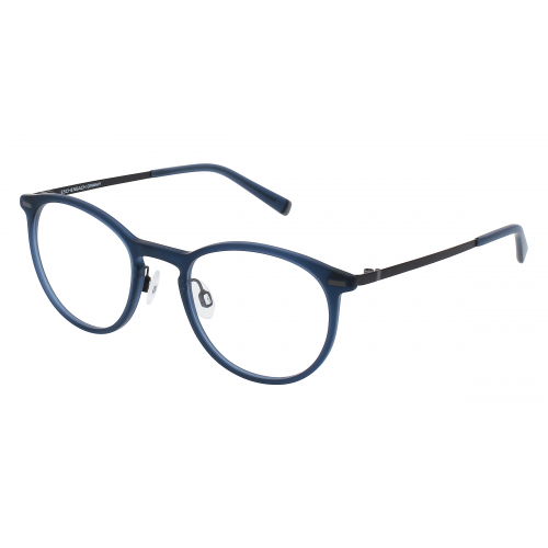 Humphrey’s eyewear 581112 Damen-Brille inkl. Gläser Vollrand Panto Kunststoff-Gestell 48mm/20mm/135mm, Blau