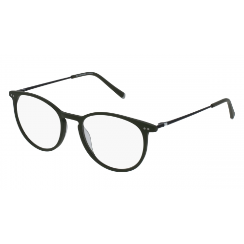 Humphrey’s eyewear 581118 Unisex-Brille inkl. Gläser Vollrand Panto Kunststoff-Gestell 49mm/17mm/140mm, Grün