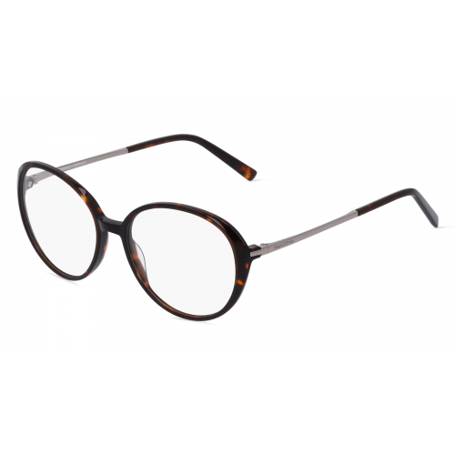 Marc O'Polo Eyewear 503186 Damen-Brille inkl. Gläser Vollrand Oval Kunststoff-Gestell 54mm/16mm/140mm, Havanna