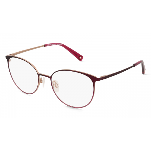 BRENDEL eyewear 902389 Damen-Brille inkl. Gläser Vollrand Rund Metall-Gestell 52mm/18mm/140mm, Rot