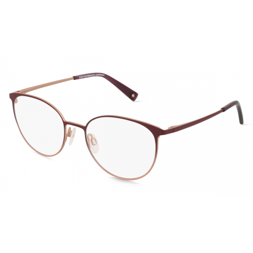 BRENDEL eyewear 902389 Damen-Brille inkl. Gläser Vollrand Rund Metall-Gestell 52mm/18mm/140mm, Braun