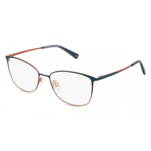 BRENDEL eyewear 902390 Damen-Brille inkl. Gläser Vollrand Panto Metall-Gestell 54mm/16mm/140mm, Blau