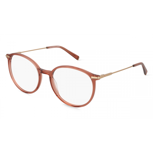 HUMPHREY’S eyewear 581131 Damen-Brille inkl. Gläser Vollrand Oval Acetat-Gestell 53mm/18mm/140mm, Rot