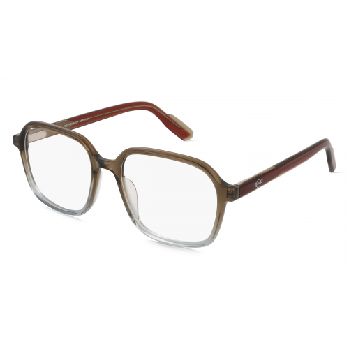 MINI EYEWEAR 743027 Damen-Brille inkl. Gläser Vollrand Oval Kunststoff-Gestell 55mm/18mm/145mm, Braun