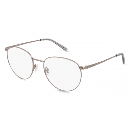 Marc O'Polo Eyewear 502198 Unisex-Brille inkl. Gläser Vollrand Panto Metall-Gestell 54mm/18mm/140mm, Grau