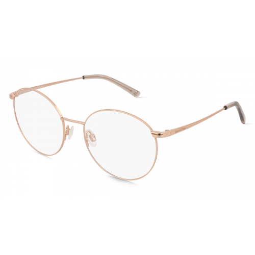 Marc O'Polo Eyewear 502200 Unisex-Brille inkl. Gläser Vollrand Rund Metall-Gestell 52mm/17mm/140mm, Gold