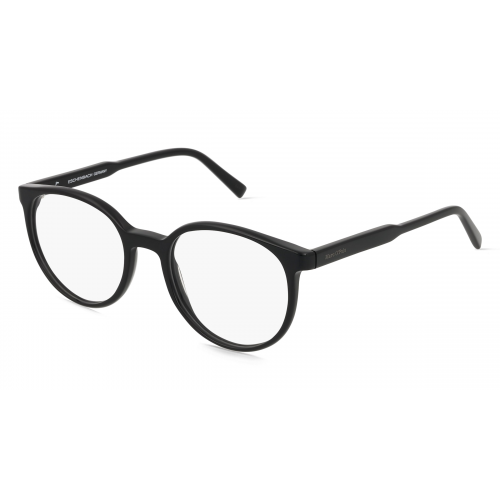 Marc O'Polo Eyewear 503218 Unisex-Brille inkl. Gläser Vollrand Panto Kunststoff-Gestell 48mm/18mm/140mm, Schwarz