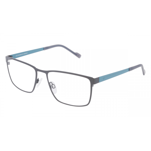 Eschenbach 820968 Herren-Brille inkl. Gläser Vollrand Eckig Titan-Gestell 55mm/17mm/140mm, Grau