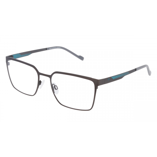 Eschenbach 820973 Herren-Brille inkl. Gläser Vollrand Eckig Titan-Gestell 56mm/19mm/145mm, Grau