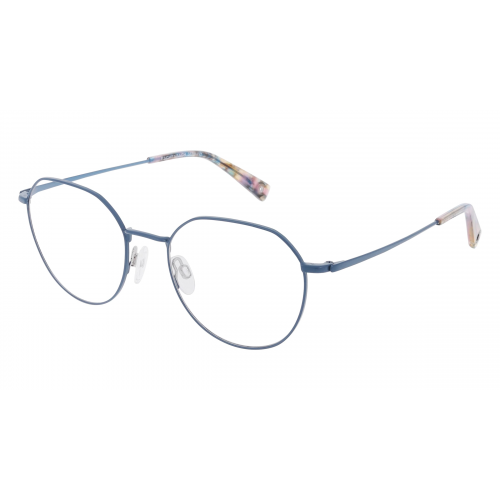 BRENDEL eyewear 902399 Damen-Brille inkl. Gläser Vollrand Panto Metall-Gestell 51mm/18mm/140mm, Blau