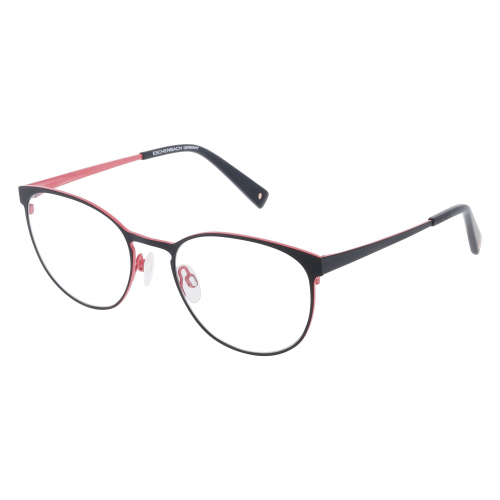 BRENDEL eyewear 902431 Damen-Brille inkl. Gläser Vollrand Panto Metall-Gestell 51mm/19mm/140mm, Schwarz