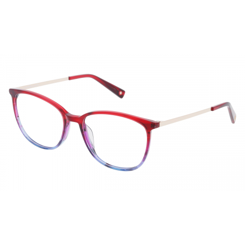 BRENDEL eyewear 903109 Damen-Brille inkl. Gläser Vollrand Panto Kunststoff-Gestell 52mm/16mm/135mm, Rot