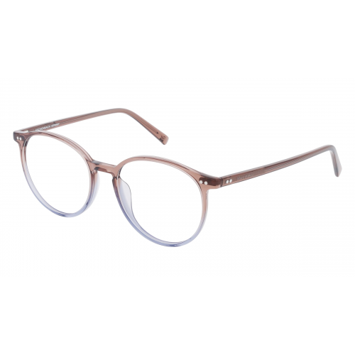 Marc O'Polo Eyewear 503154 Herren-Brille inkl. Gläser Vollrand Panto Kunststoff-Gestell 51mm/17mm/145mm, Braun