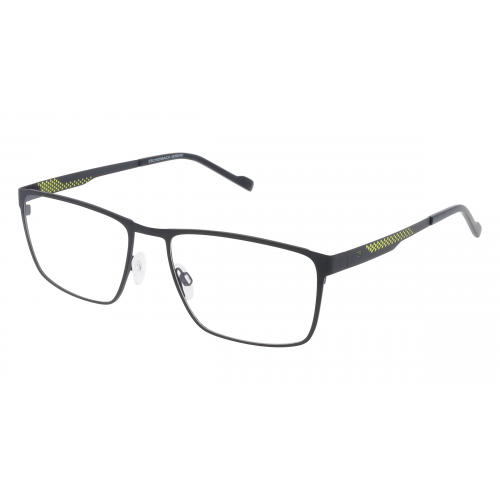 Eschenbach 820971 Herren-Brille inkl. Gläser Vollrand Eckig Titan-Gestell 56mm/17mm/140mm, Schwarz